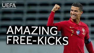 CRISTIANO RONALDO Best Freekicks [upl. by Idham]