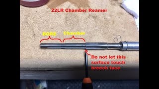 22LR chamber Reamer on an Erma Werke LA22 [upl. by Saum]