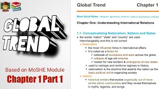 Global Trend Chapter 1  Part 1 [upl. by Noremac894]