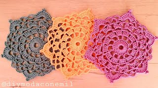 Mantel rectangular o cuadrado a crochet paso a paso [upl. by Eiznekam276]