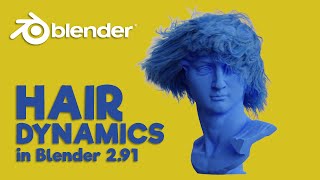 How to Animate Hair with Hair Dynamics in Blender [upl. by Eelana]