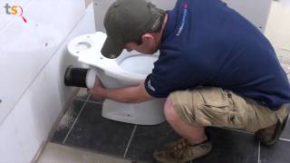 Tommys Trade Secrets  How to Install a Toilet Pan amp Cistern [upl. by Aseeram]