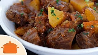 Como Fazer Carne de Panela com Batata  Receita Prática [upl. by Yellah493]