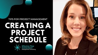 Creating A Project Schedule In Smartsheet  Tips For Project Management [upl. by Derdlim]