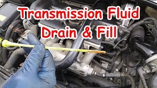 Volvo S80 Transmission Fluid Drain amp Fill [upl. by Shirl]