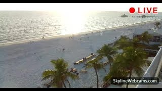 Live Webcam from Fort Myers Beach  Florida [upl. by Ydarb]