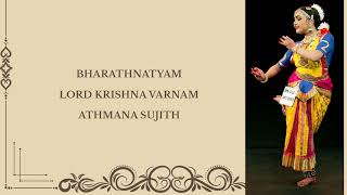 BHARATHANATYAM VARNAM LORD KRISHNA [upl. by Karlise]