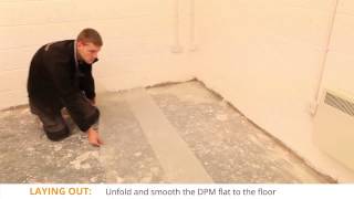 How to lay sheet based Damp Proof Membrane [upl. by Anyat]