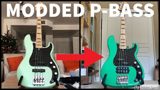 Fender PJ Bass Modded with Musicman Humbucker [upl. by Martainn]