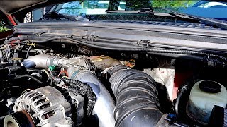 Ford 73 Powerstroke Common problems part 3 Leaking Up Pipes [upl. by Erastatus]