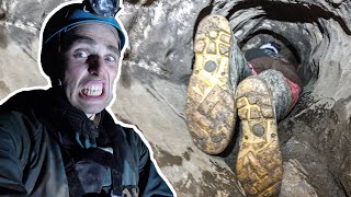 MOST Claustrophobic experience of my life  Extreme Caving [upl. by Elconin]