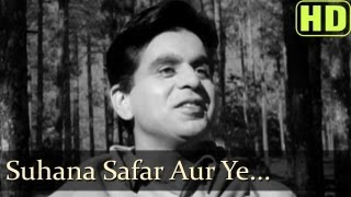 Suhana Safar Aur Ye  Madhumati Songs  Dilip Kumar  Vyjayantimala  Mukesh [upl. by Nynahs]