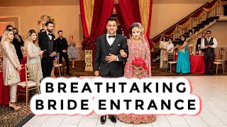 Breathtaking Bride Entrance  Indian amp Pakistani Wedding  Saans [upl. by Renraw]