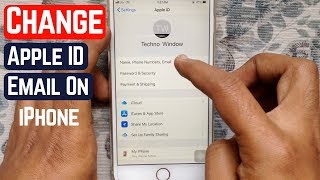 How to Change Apple id Email Address on iPhone [upl. by Aruam]