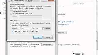 How to configure Proxy Settings in Google Chrome [upl. by Bernard]