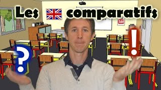 Les comparatifs en anglais [upl. by Ahsaela]