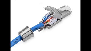 Toolless RJ45 Connector [upl. by Ztnahc463]