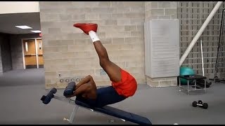 Decline Bench Leg Lifts [upl. by Carling]