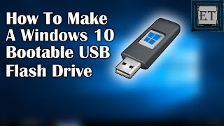 How To Make A Windows 10 Bootable USB For FREE [upl. by Earley]