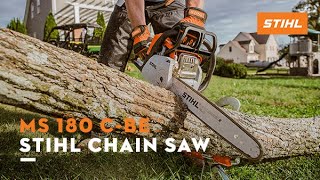 STIHL MS 180 CBE  Product Feature [upl. by Dnomyad]