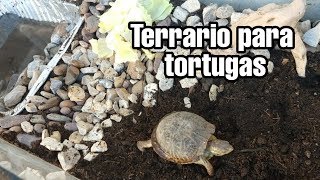 Como hacer Terrario para tortugas  Casa para tortugas [upl. by Streeter]