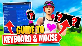 Complete Guide to Keyboard and Mouse  Keybinds Sensitivity amp More Fortnite PC and Console [upl. by Ahsatak67]