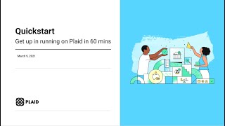 Plaid Workshop Quickstart  Get up and running with Plaid in 60 mins [upl. by Cuhp]