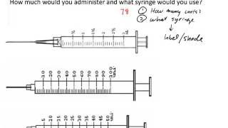 U100 Insulin Dosage Calculation Two Examples [upl. by Milo]