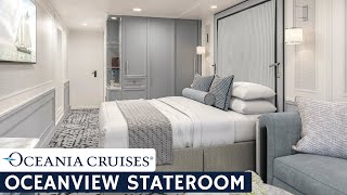 Oceania Sirena  Ocean View Stateroom Full Walkthrough Tour amp Review  4K [upl. by Ailicec165]