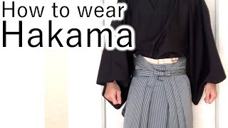 How to wear Hakama [upl. by Scandura]