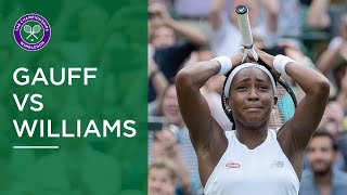 Best points from Coco Gauff vs Venus Williams  The Greatest Championships [upl. by Ahsekar]