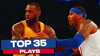 LeBron James Top 35 Plays  NBA Career Highlights [upl. by Claresta]