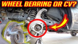 How to Diagnose Wheel Bearing or CV Joint Vibration Humming Noise [upl. by Hirschfeld202]