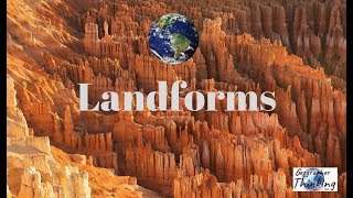 Types of landforms  what are landforms [upl. by Gnahc]