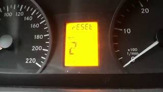 Mercedes Vito  Service Reset  deutsch [upl. by Dillie]