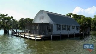 Floating Barn House  Buying the Bayou [upl. by Ashlen]