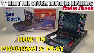 Radio Shack Electronic Sea Battle Review Programming amp Instructions Bert the Stromtrooper Reviews [upl. by Catherin]