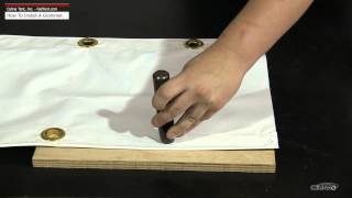 How to install a Grommet Eyelet [upl. by Armillda]