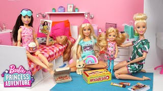 Barbie Princess Adventures Sleepover Story  Titi Games [upl. by Ayotahs]