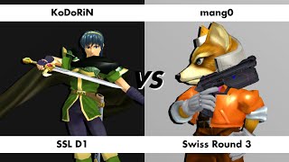 KoDoRiN vs mang0  SoCal Star League 3 D1 [upl. by Attenauqa]