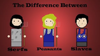 The Difference Between Serfs Peasants and Slaves [upl. by Hibbs18]