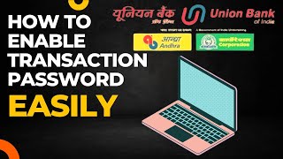 Password Disabled  Password Block  Unlock transaction Password Union Bank of India  unlock pass [upl. by Carolee]