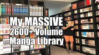 My MASSIVE Manga Collection  2600 Volumes  Summer 2021 Library Tour [upl. by Jillie]