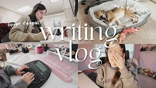 Slow goings amp a casual cover reveal 👀  Weekly Writing Vlog [upl. by Lilian]