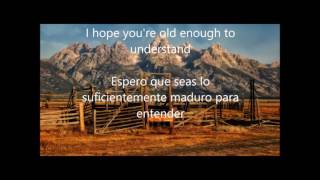 Kenny Rogers  The coward of the county Lyrics Letra Subtitulado Español Ingles [upl. by Mike985]