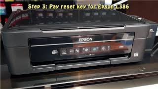 Reset Epson L386 Waste Ink Pad Counter [upl. by Morena]