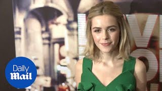 Kiernan Shipka looks elegant at Live From New York premiere  Daily Mail [upl. by Oilut]