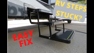 How To Fix RV Steps When They Stop Working Stuck [upl. by Shugart]