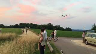 Globemaster C124  landing [upl. by Alleiram689]