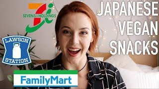 EVERY VEGAN SNACK you can buy at convenience stores in Japan [upl. by Laine]